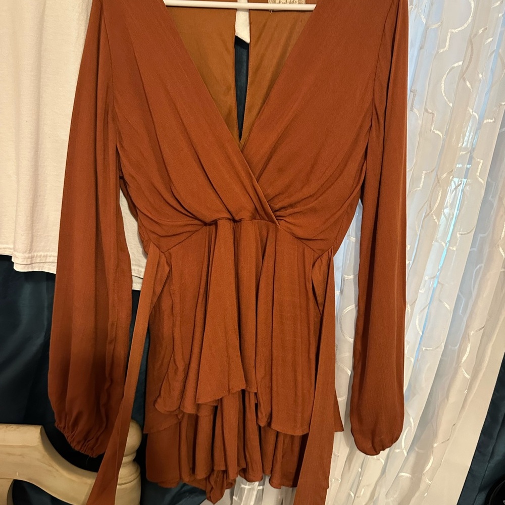 Altar'd State Terracotta Dress - Picture 3 of 4